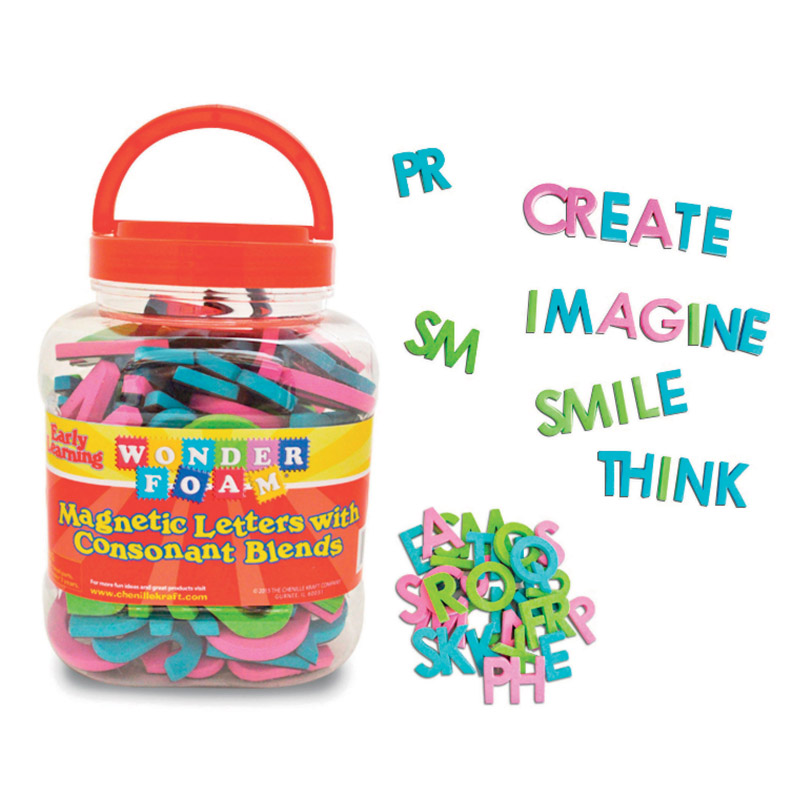 Wonderfoam Magnetic Letters W/