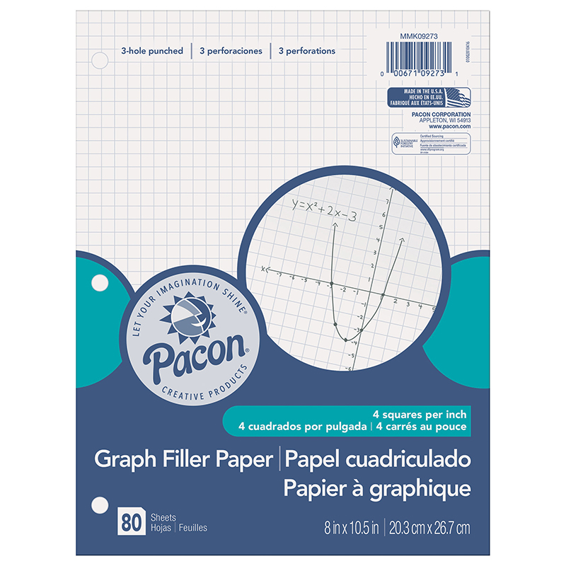 Graph Paper 1/4in Grid Ruling