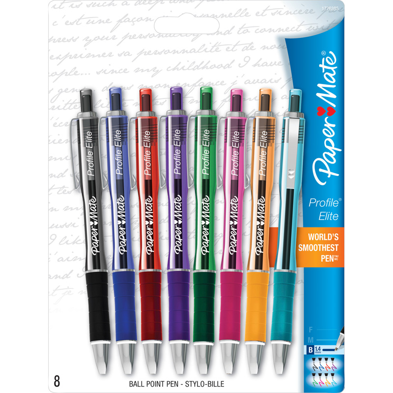 Papermate Profile Elite Pens 8pk