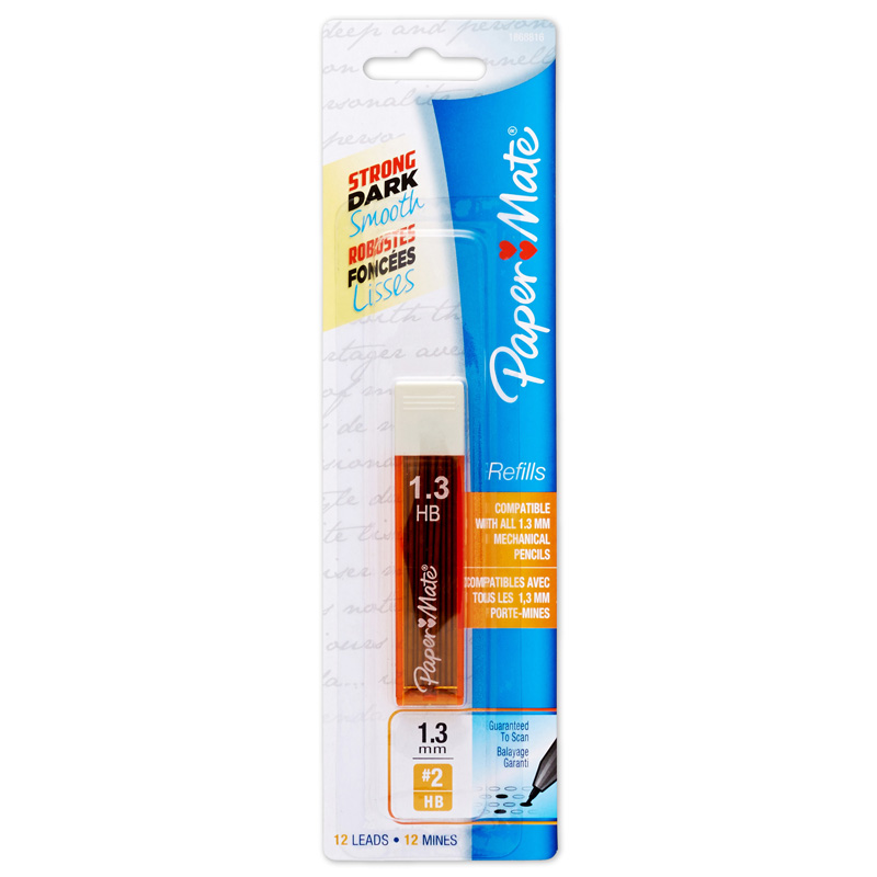 Paper Mate 12 Ct 1.3mm Leads No 2hb
