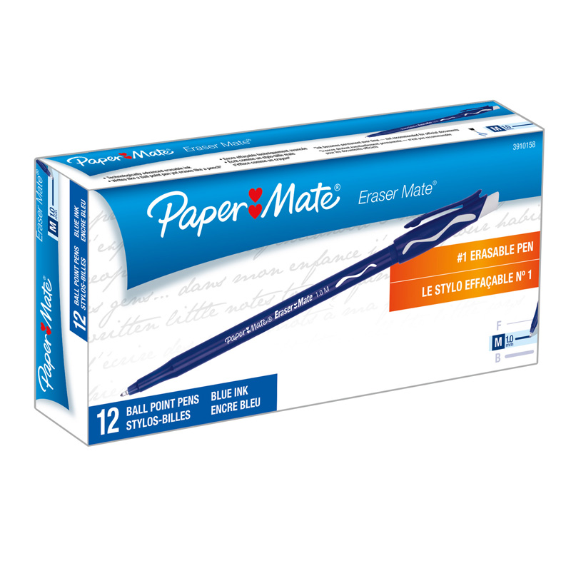 (2 Dz) Papermate Erasermate Pen