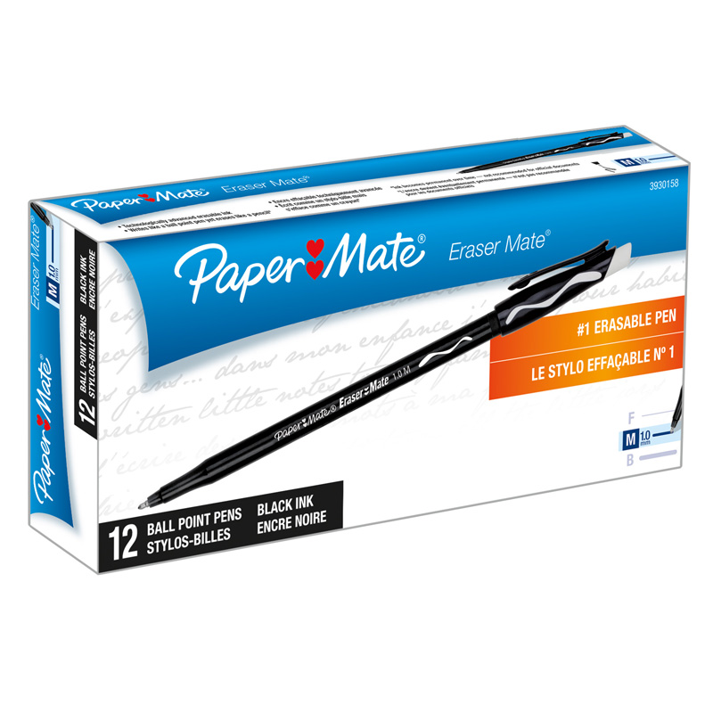 (2 Dz) Papermate Erasermate Pen