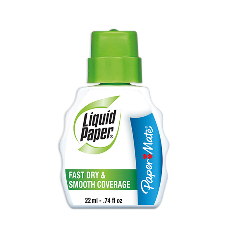 (12 Ea) Liquid Paper Bond White