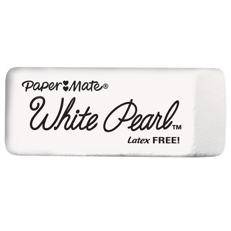 Papermate Pearl Erasers White