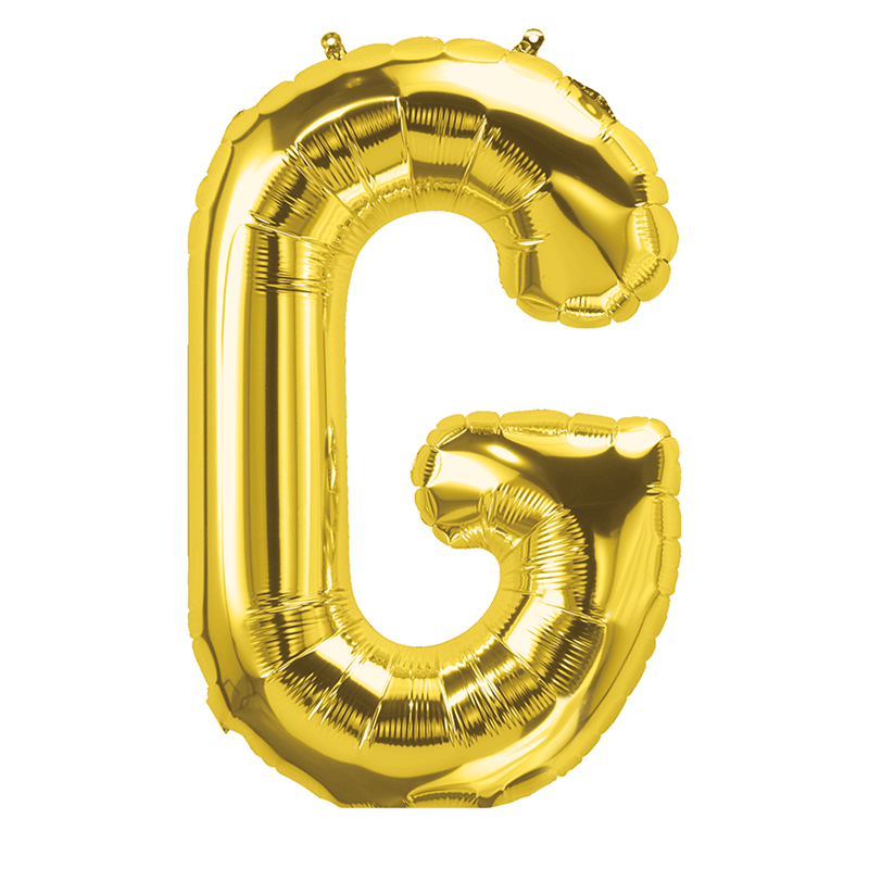16in Foil Balloon Gold Letter G