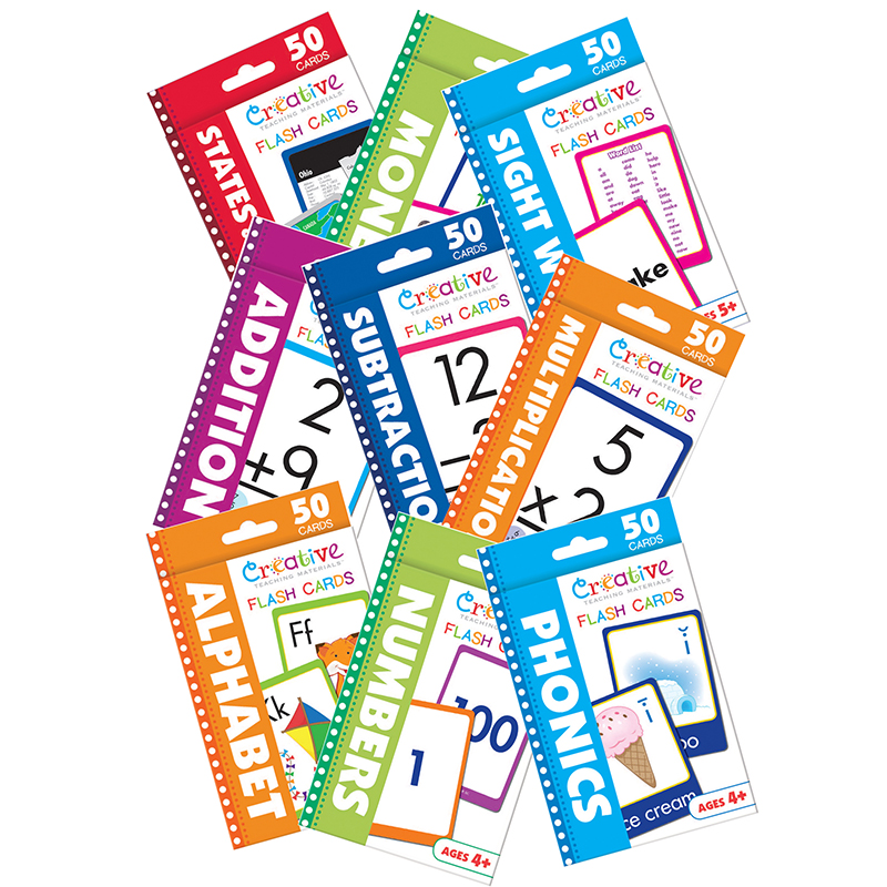 Set Of 9 Flashcard Bundle