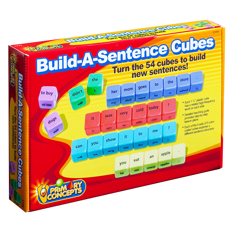 Build A Sentence Cubes