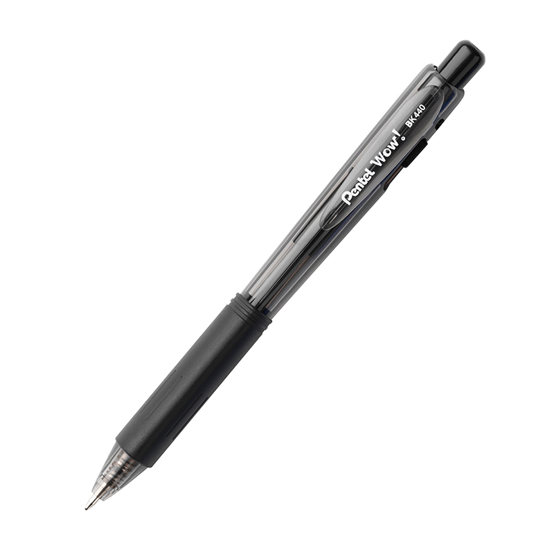 Wow Black Retractable Ball Point Dz