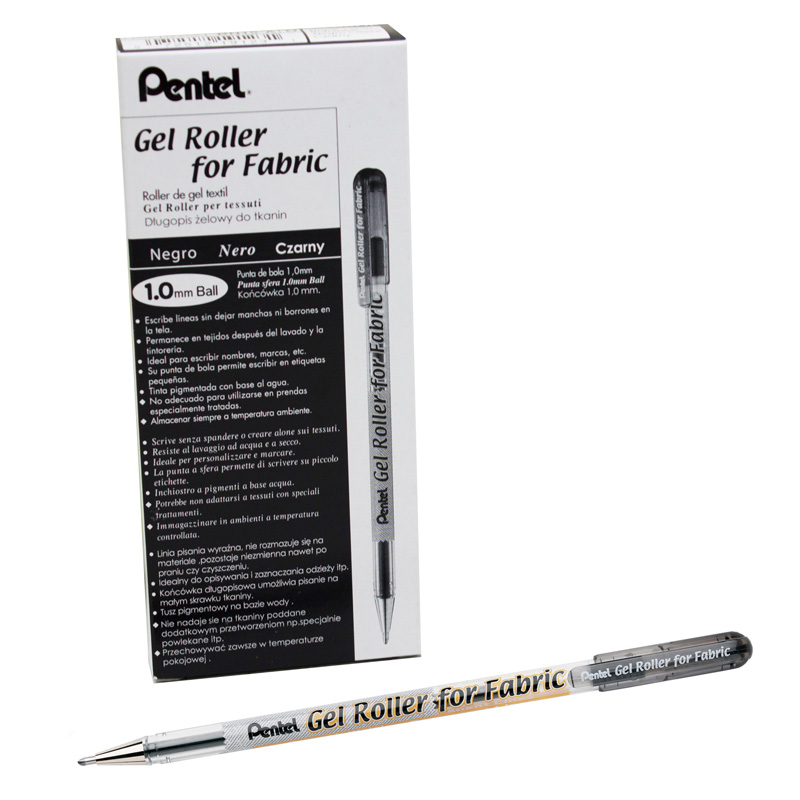 (12 Ea) Pentel Black Gel Roller For