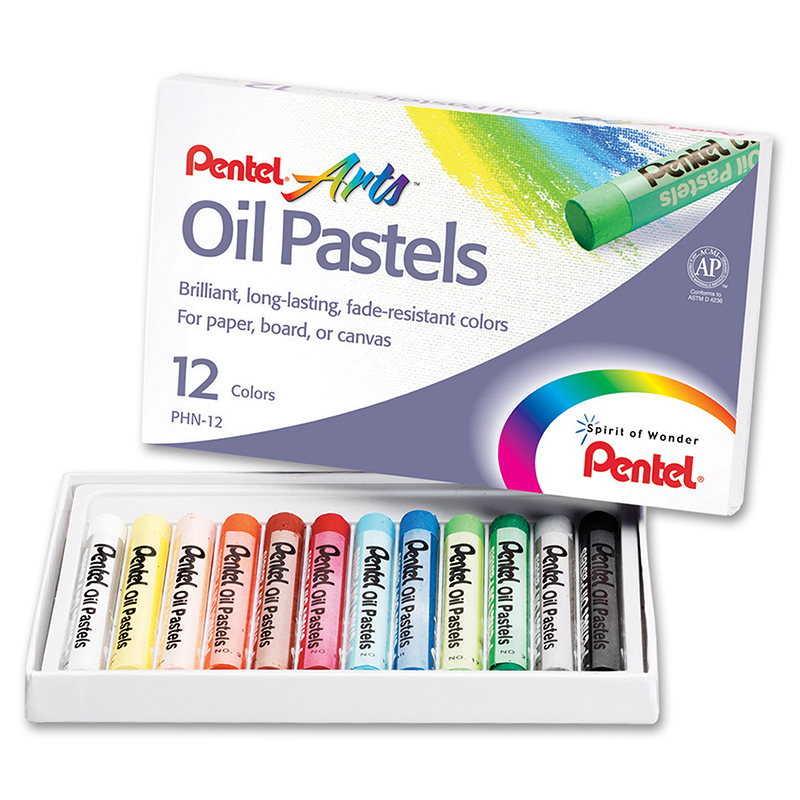 (12 Bx) Pentel Oil Pastels