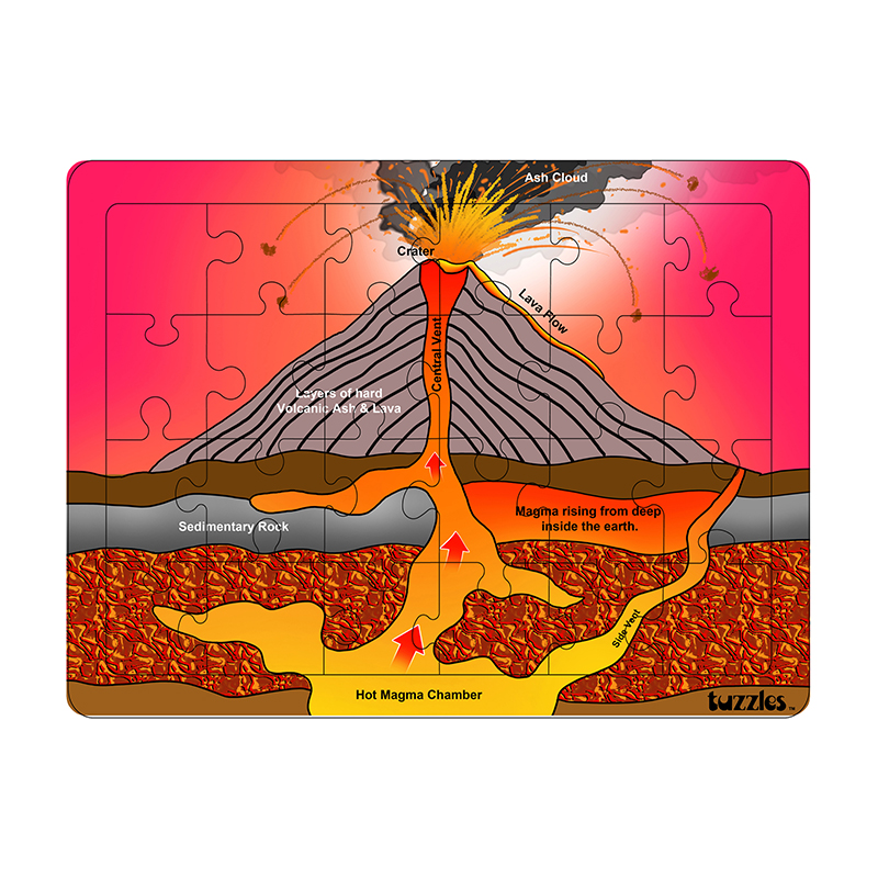 Volcano Tray Puzzle