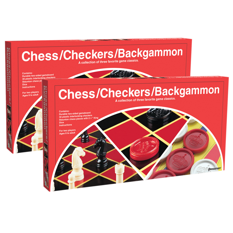 (2 Ea) Chess/Checkers/Backgammon