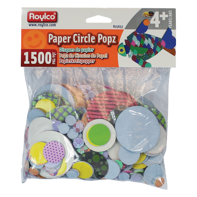 (2 Pk) Roylco Paper Circle Popz