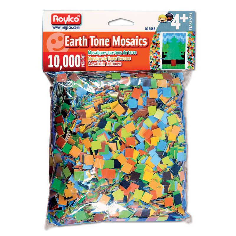 (3 Pk) Earth Tone Mosaics