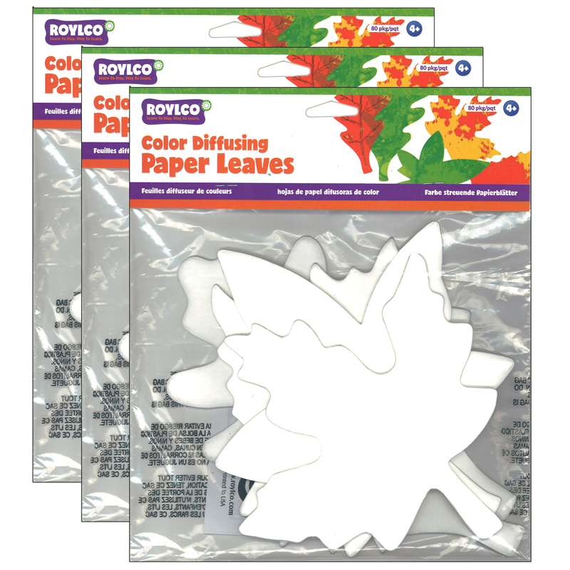 (3 Pk) Color Diffusing Leaves
