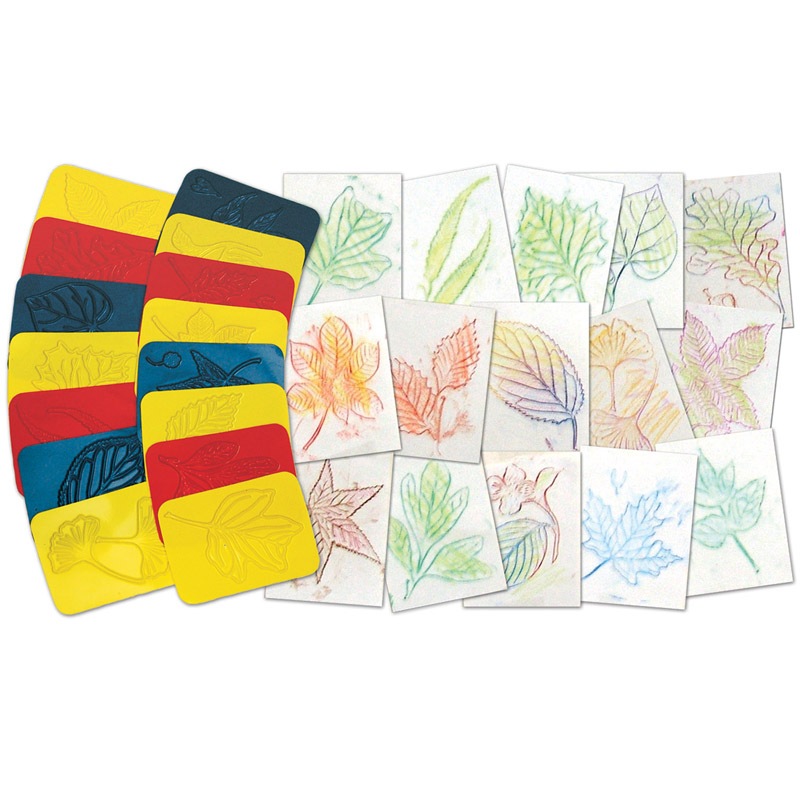 (2 Pk) Rubbing Plates Leaf