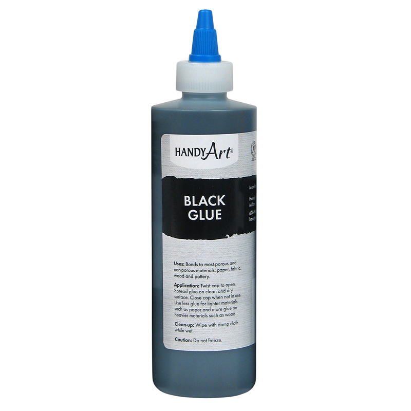 (5 Ea) Handy Art Black Glue 8oz