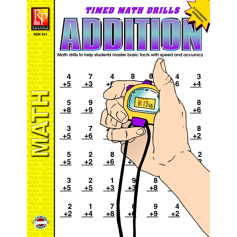 Timed Math Drills Addition