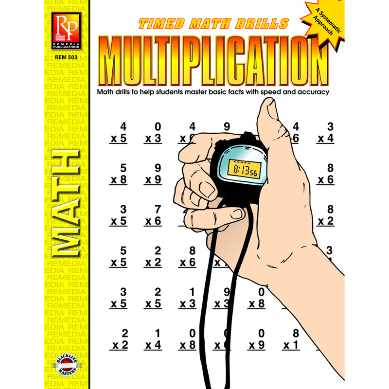 Timed Math Drills Multiplication