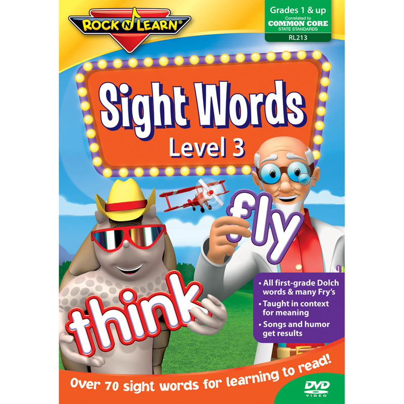 Sight Words Level 3 Dvd