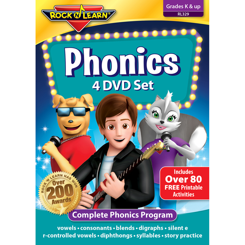 Rock N Learn Phonics 4 Dvd Set