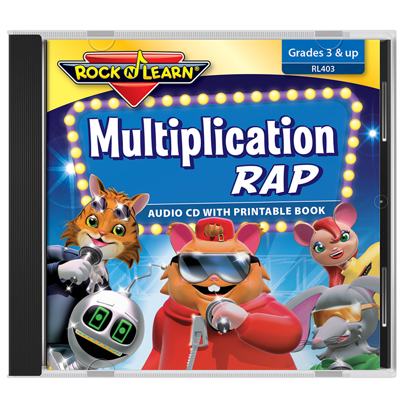 Rock N Learn Multiplication Rap Cd