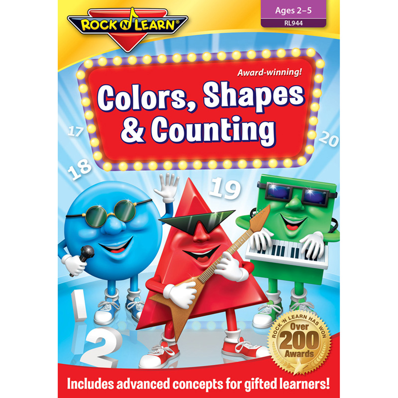 Colors Shapes & Counting Dvd