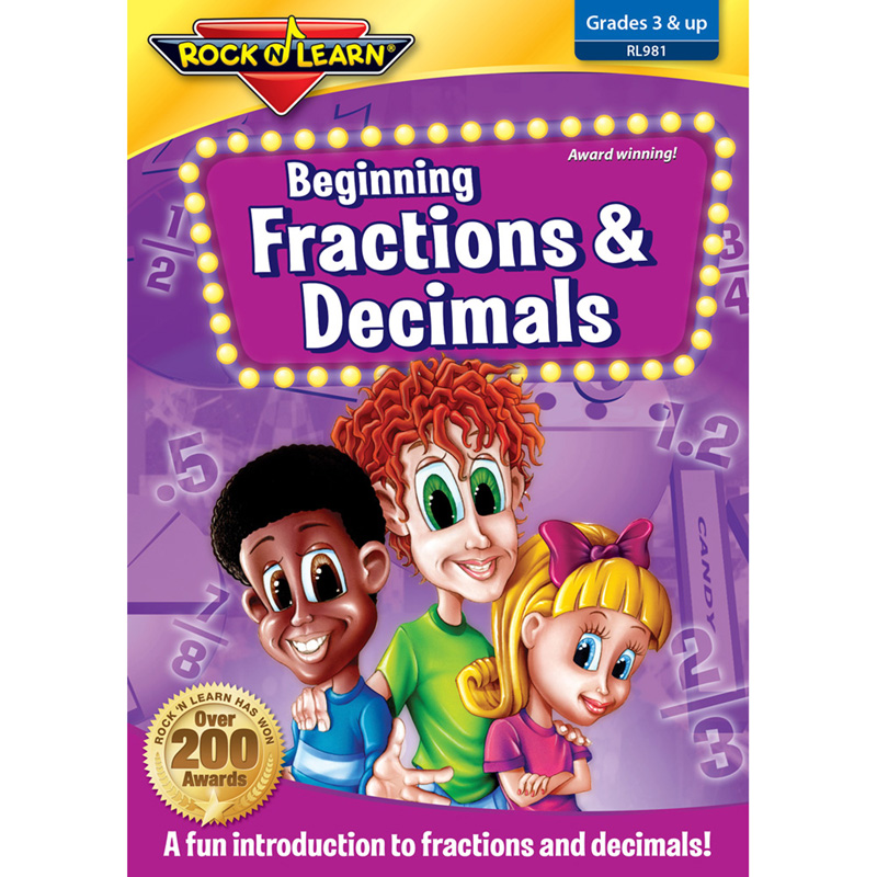 Beginning Fractions & Decimals Dvd