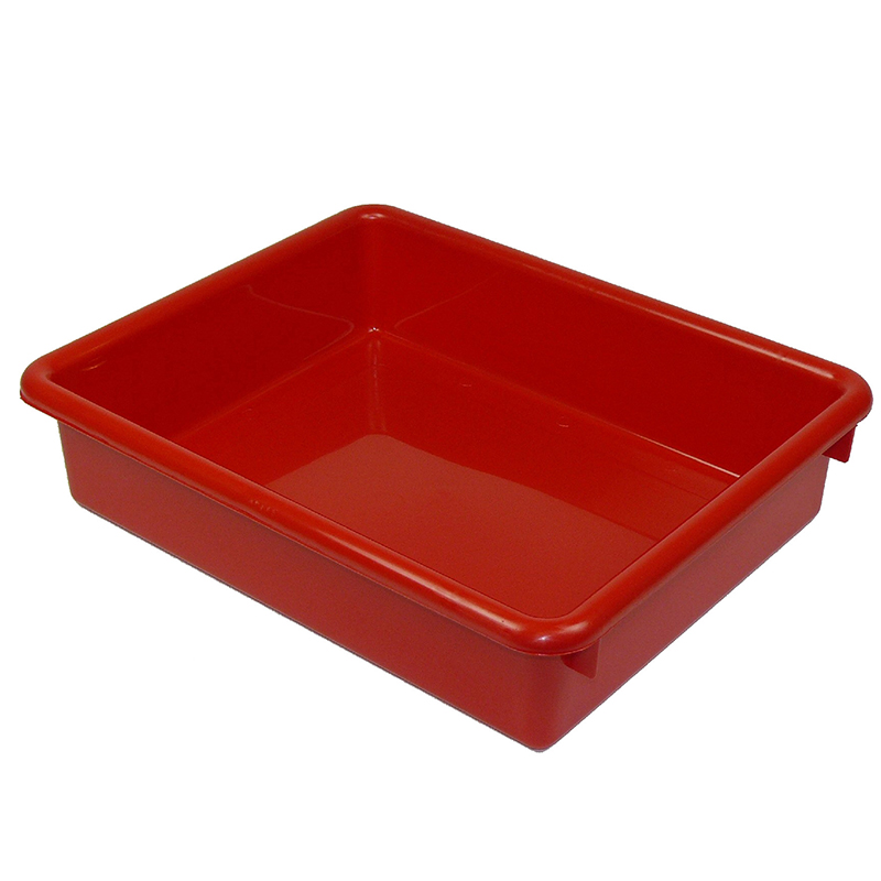 (3 Ea) 3in Red Stowaway Letter Tray