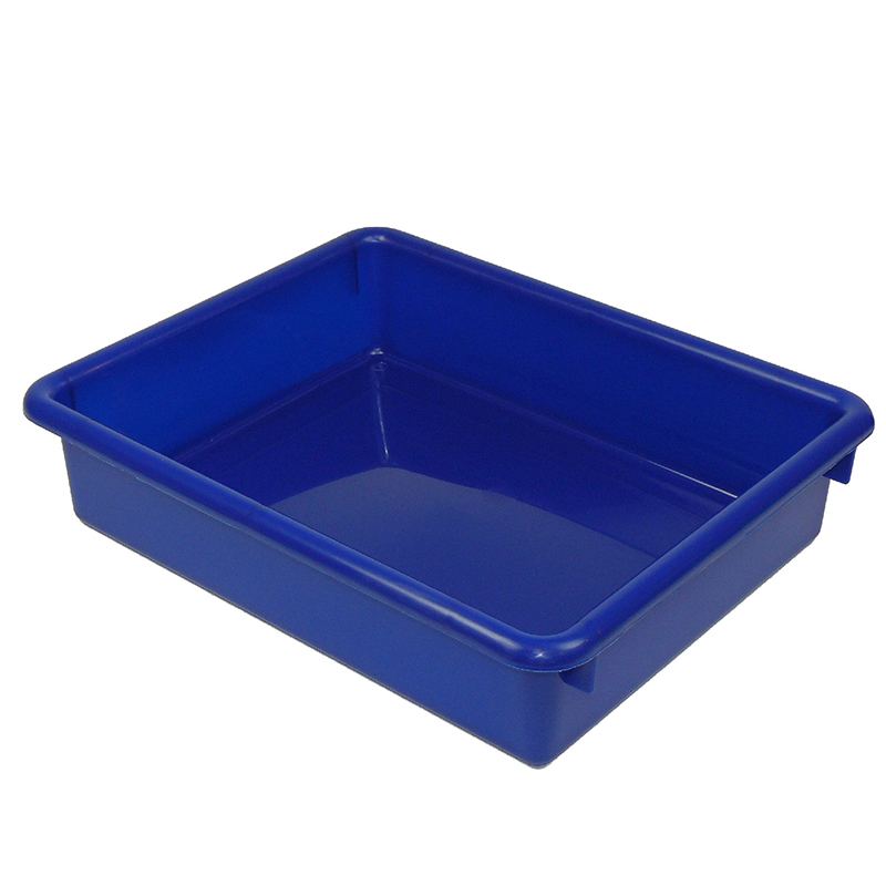 3in Blue Stowaway Letter Tray