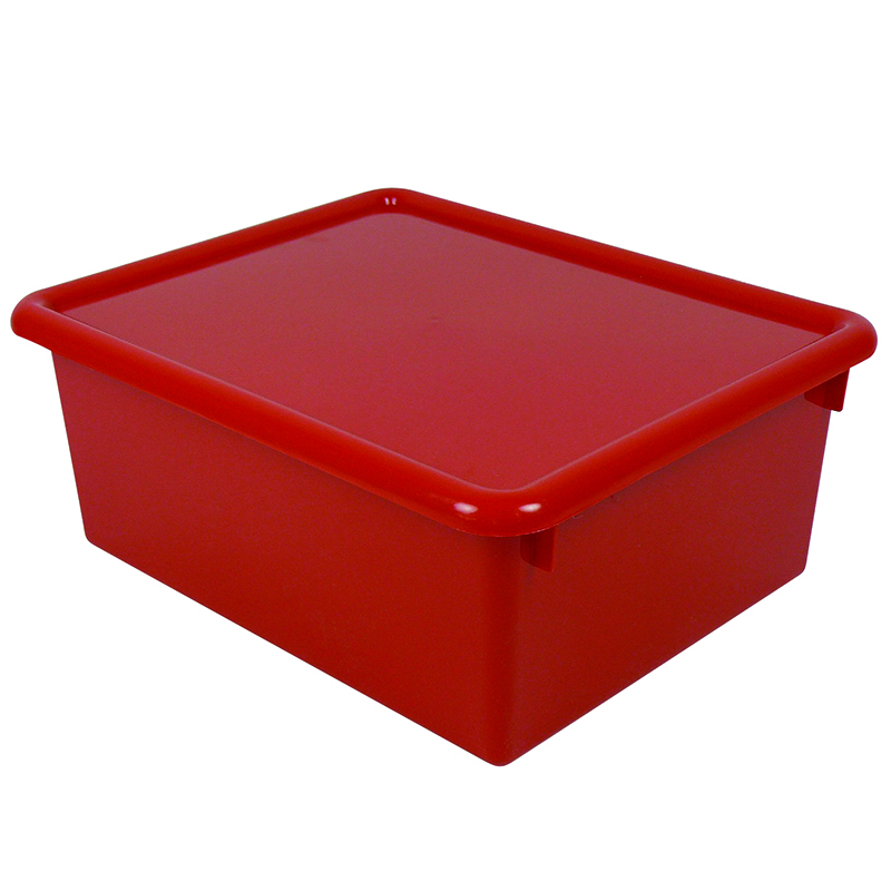 Stowaway Red Letter Box With Lid