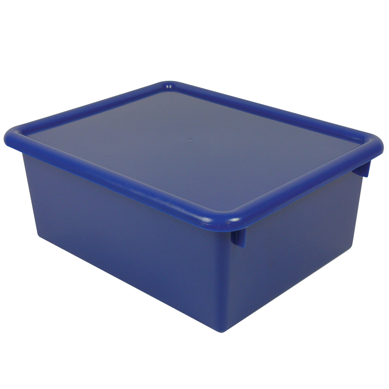 Stowaway Blue Letter Box With Lid