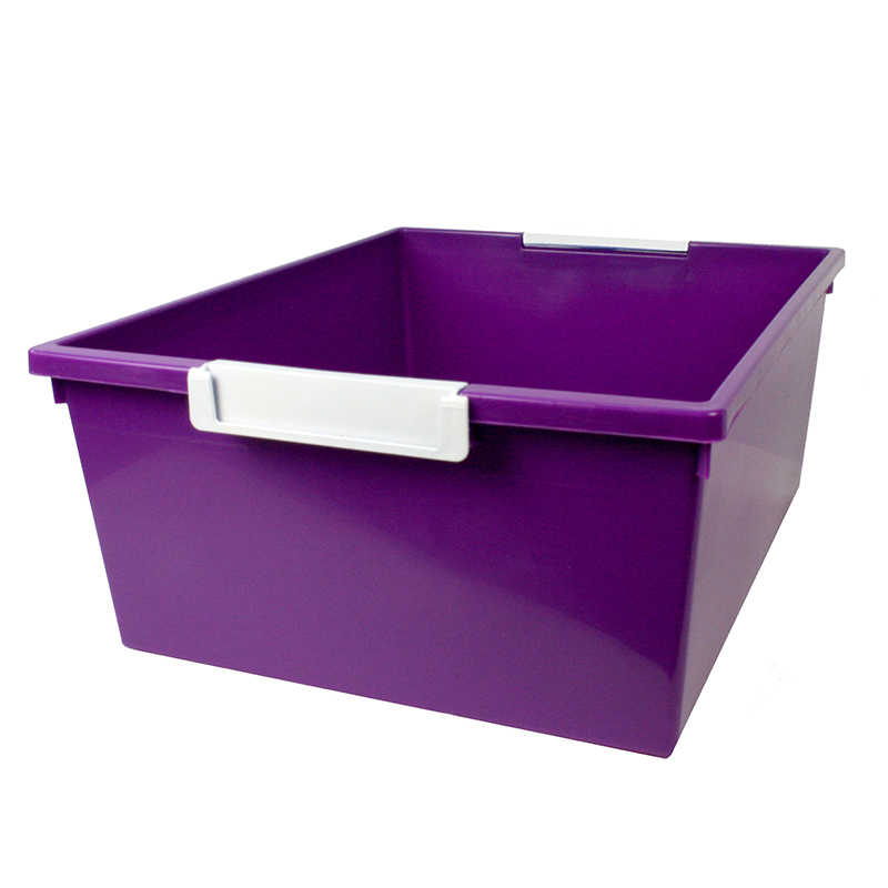 12qt Purple Tray W Label Hold