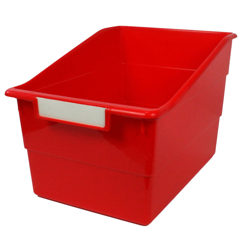 (3 Ea) Wide Red File With Label