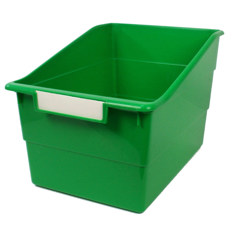 (3 Ea) Wide Green File With Label