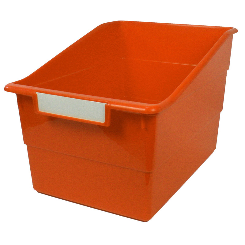 (3 Ea) Wide Orange File With Label