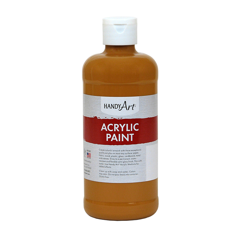 Acrylic Paint 16 Oz Raw Sienna