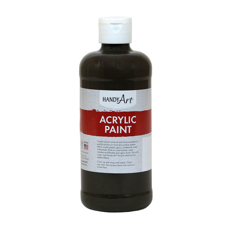 (3 Ea) Acrylic Paint 16 Oz Raw
