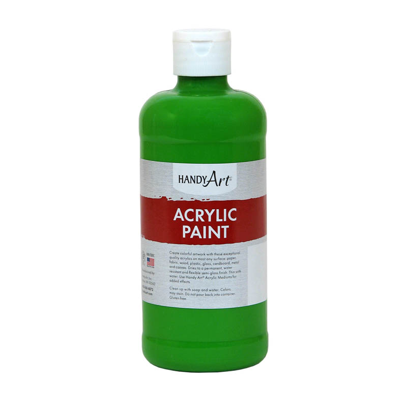 (3 Ea) Acrylic Paint 16 Oz Light