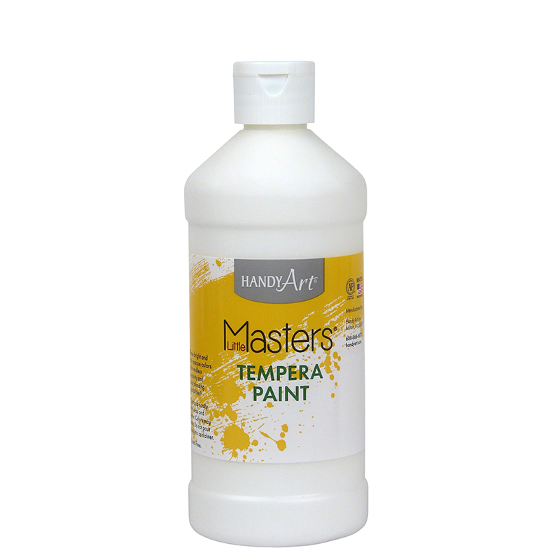 Little Masters White 16oz Tempera