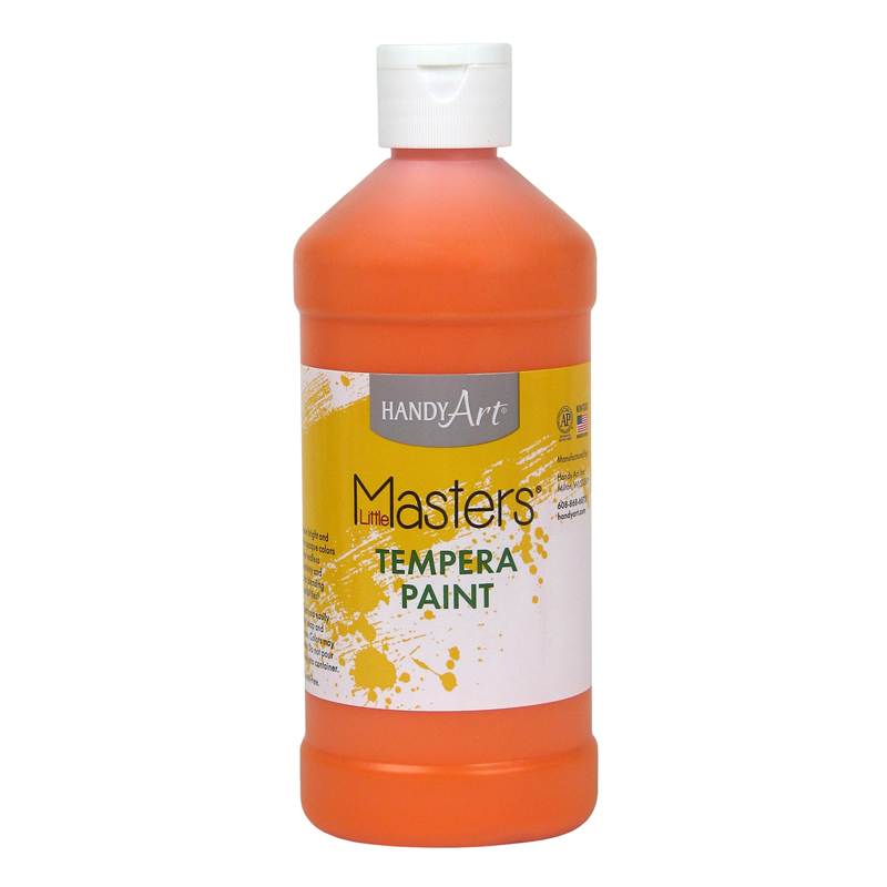 Little Masters Orange 16oz Tempera