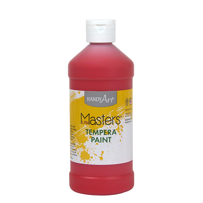 Little Masters Red 16oz Tempera