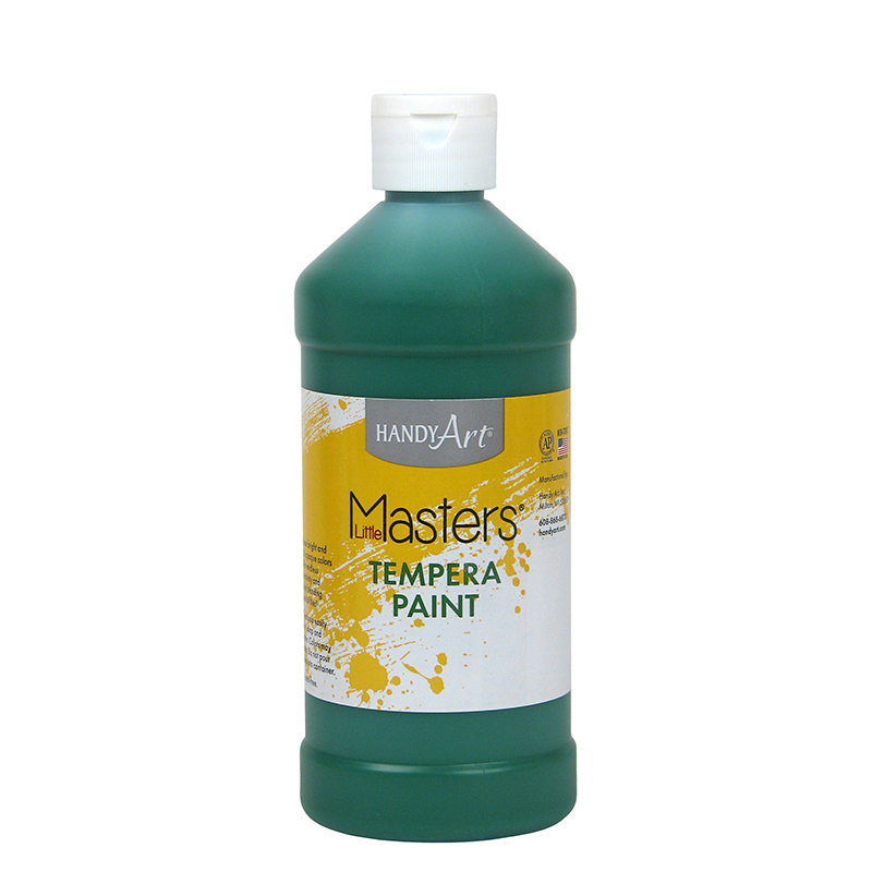 Little Masters Green 16oz Tempera