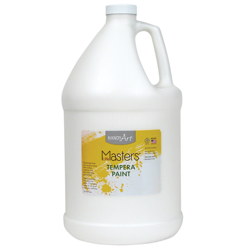 Little Masters White 128oz Tempera