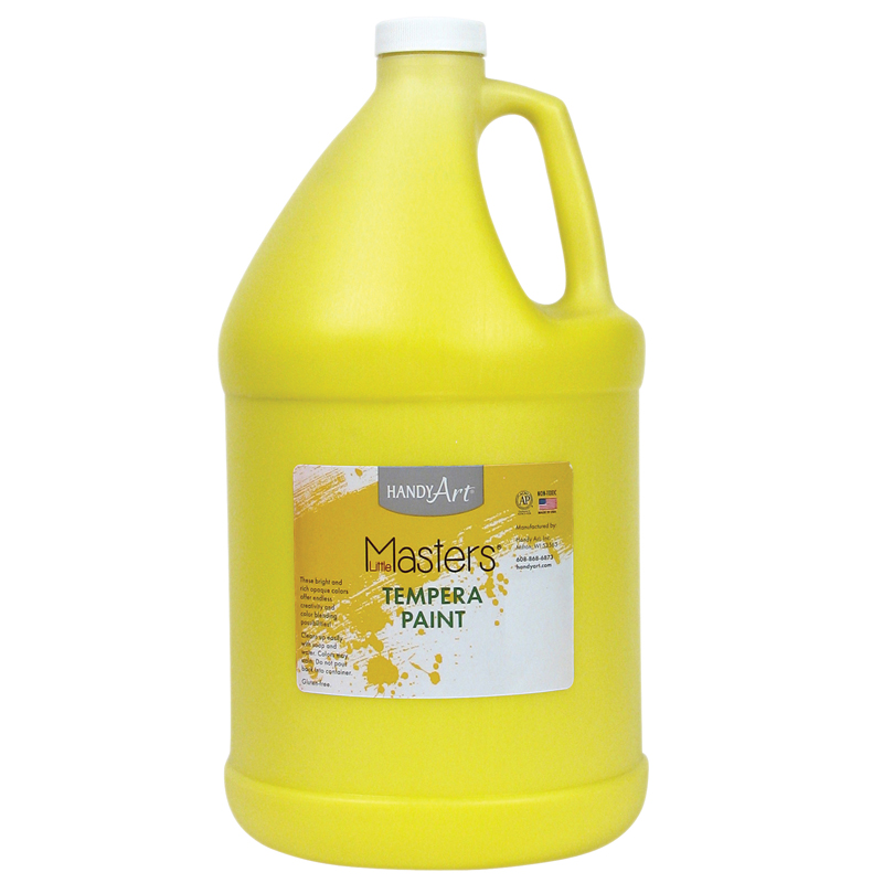 Little Masters Yellow 128oz Tempera