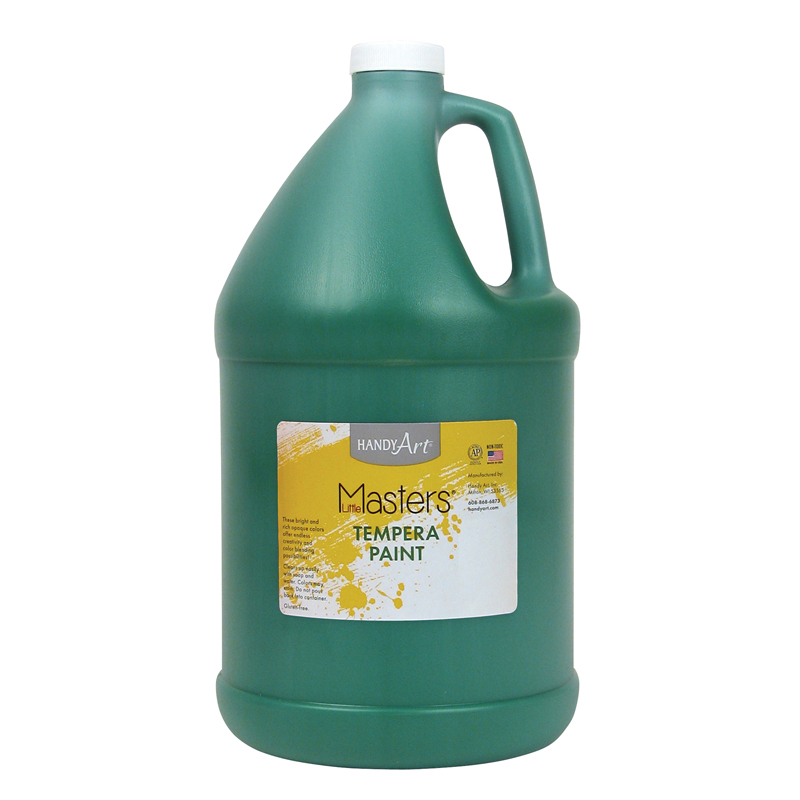 Little Masters Green 128oz Tempera