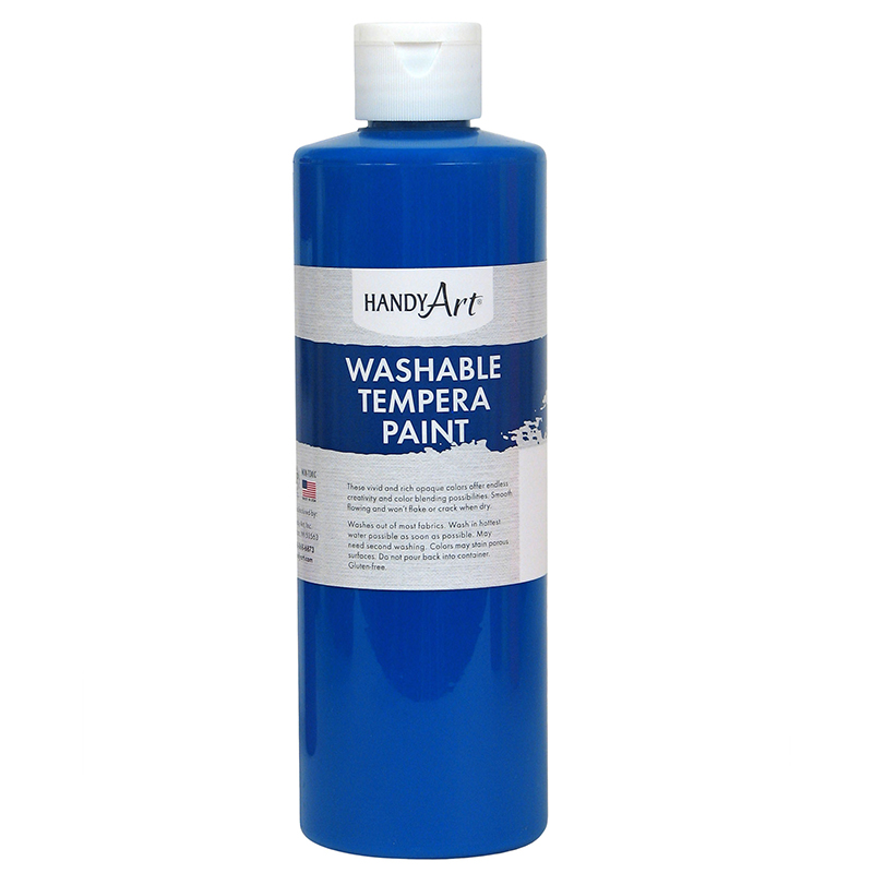 (3 Ea) Fluorescnt Blu Tempera Paint