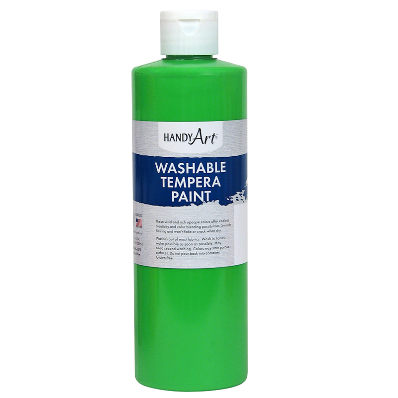 (3 Ea) Fluorescnt Grn Tempera Paint