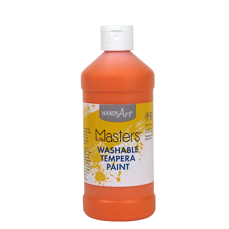 Little Masters Orange 16oz Washable