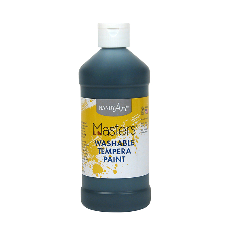 Little Masters Black 16oz Washable